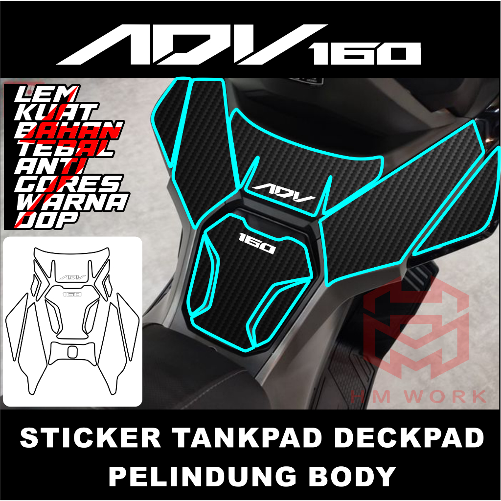 Jual Sticker Tankpad Deckpad Honda Adv Shopee Indonesia