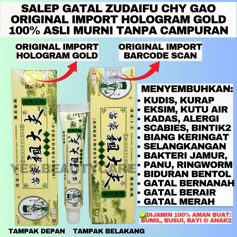 Jual Salep Zudaifu Obat Gatal Kutu Air Eksim Kurap Kudis Kadas Scabies