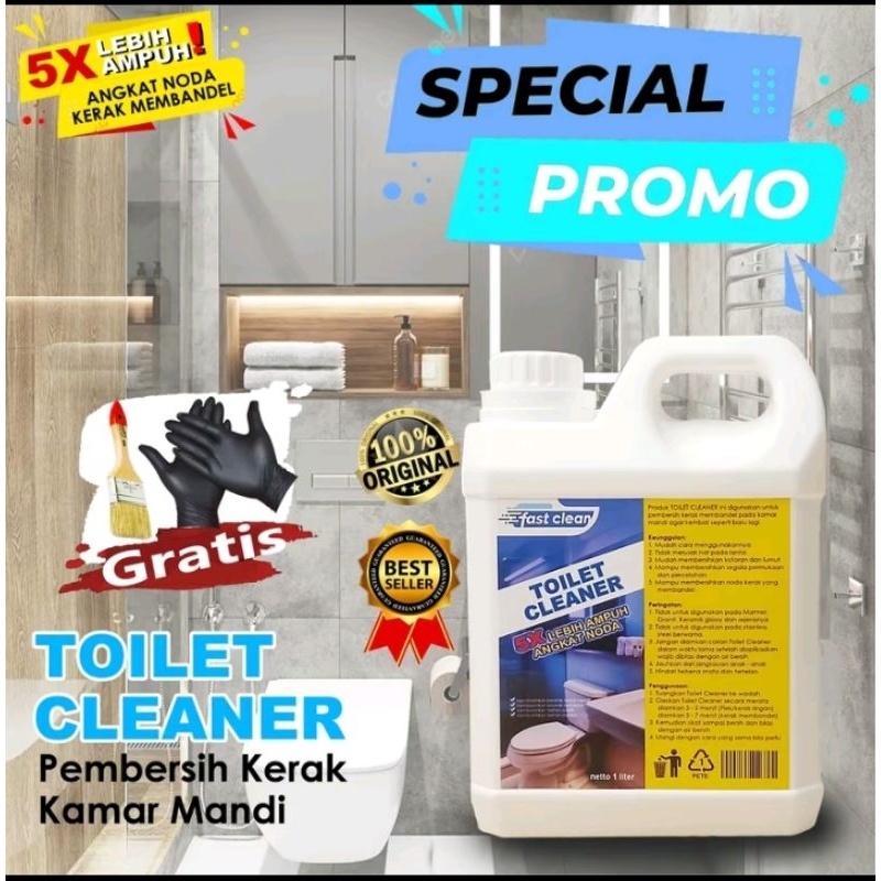 Jual Fastclean Toilet Cleaner Liter Cairan Pembersih Kerak Noda