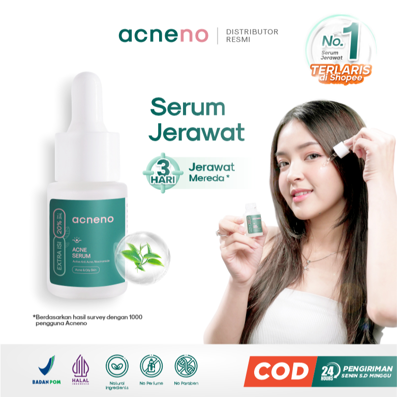 Jual Serum Jerawat Acneno Acne Serum Acneno Ml Hari Meredakan