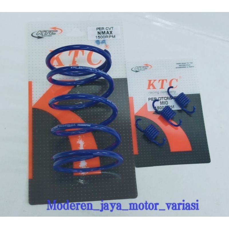 Jual Paketan Per Cvt Racing Ktc Original Ukuran Rpm Lexi Aerox New