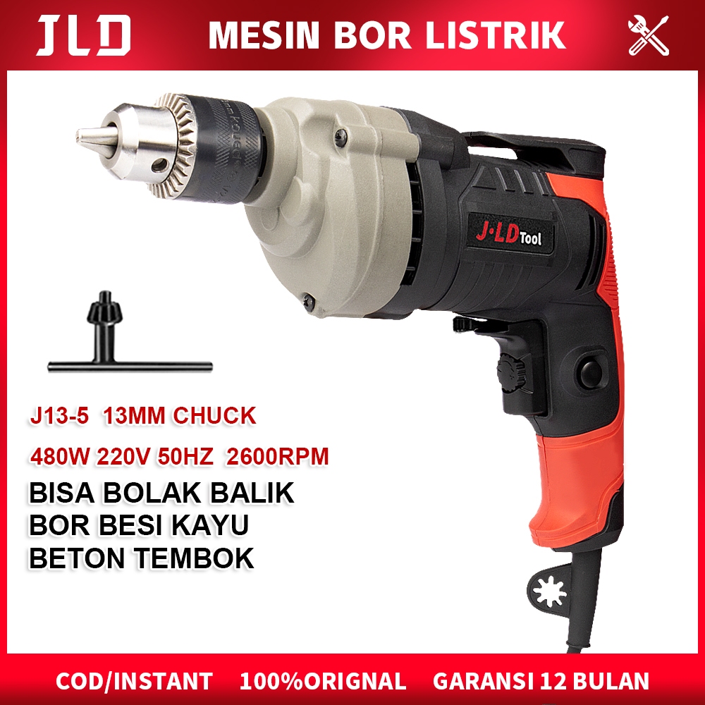 Jual Jld Mesin Bor Listrik Mm Bolak Balik Electric Drill W Mesin