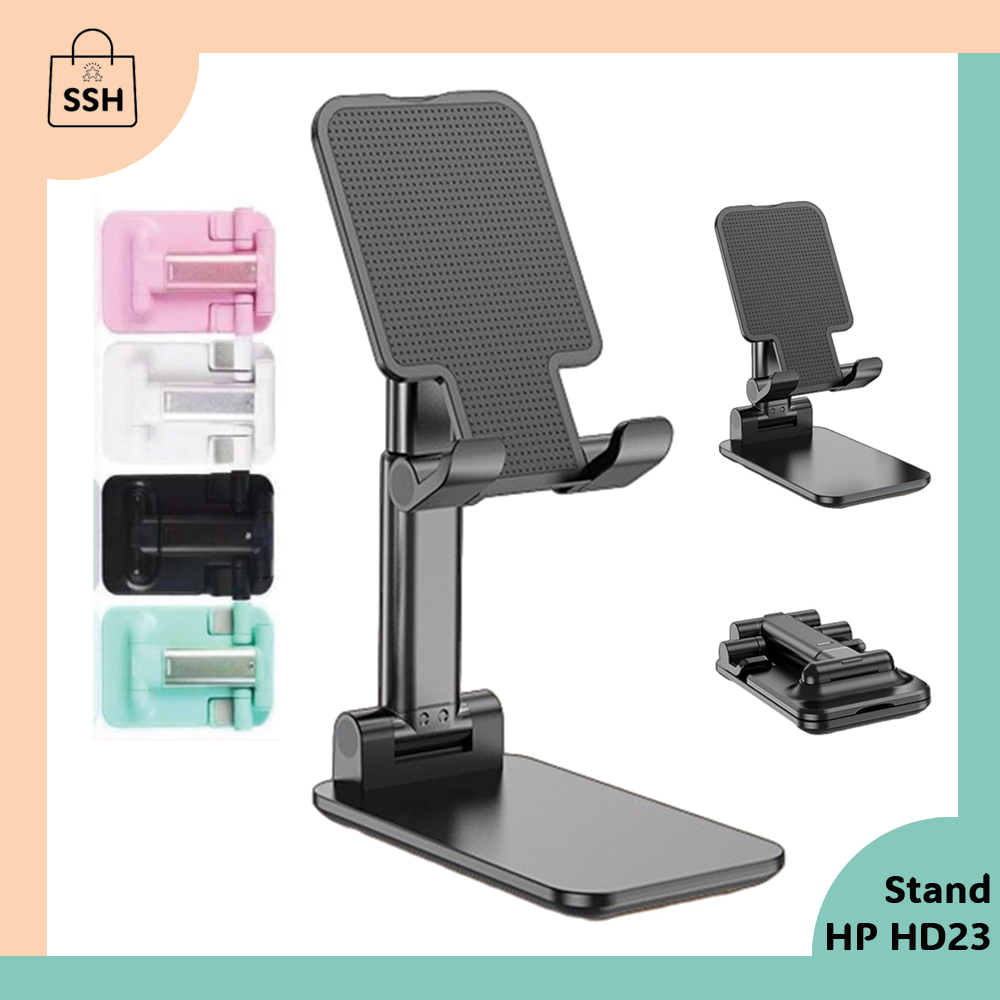 Jual Stand Holder Phone HD23 Folding Dekstop HD 23 Holder Dudukan HP