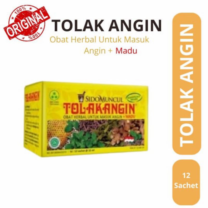 Jual Tolak Angin Plus Madu Sido Muncul 1 Box 12 Sachet Shopee Indonesia