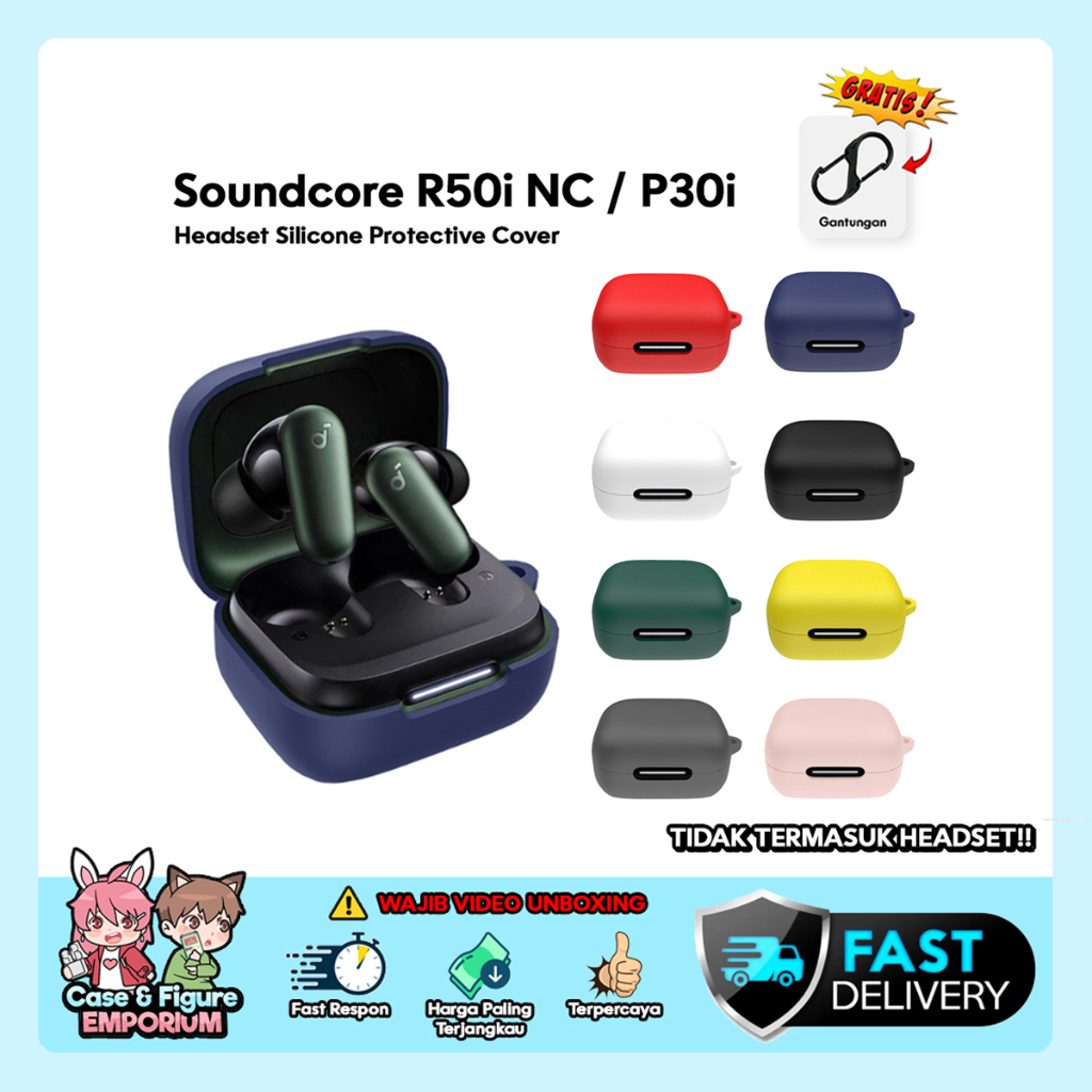 Jual Silicone Case Anker Soundcore R50i NC Soft Premium Quality