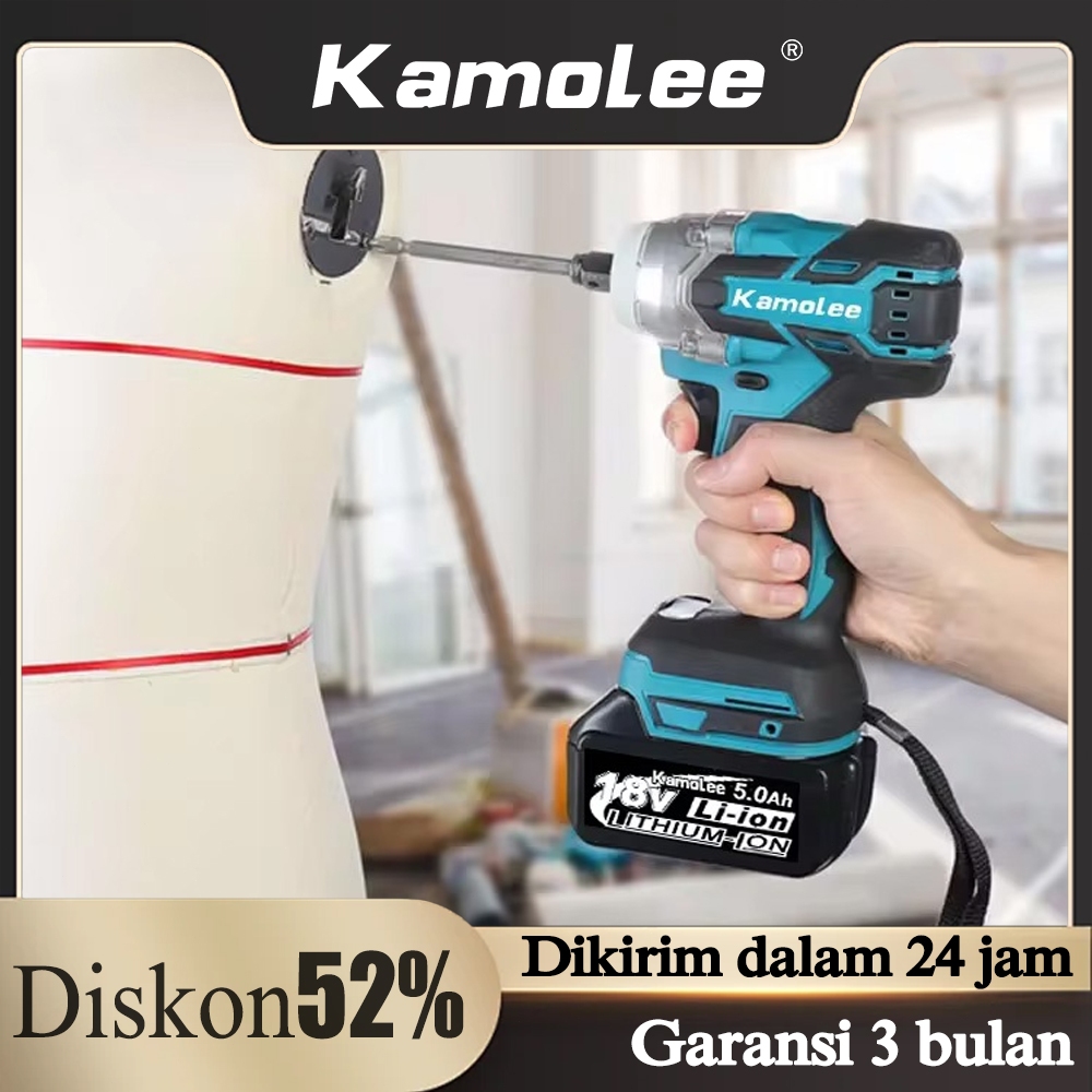 Jual Kamolee DTW285 Cordless Brushless Impact Wrench Shopee Indonesia