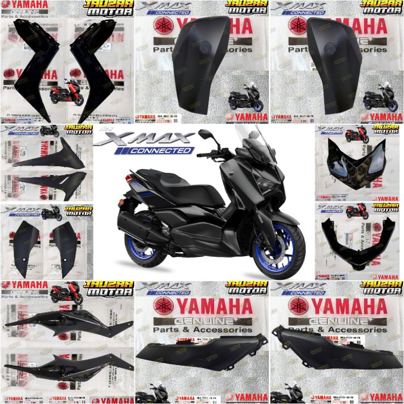 Jual Cover Body Halus Full All New Xmax V Hitam Doff