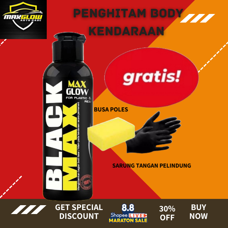 Jual Adv Pro Penghitam Body Motor Mobil Black Max Ml Permanen Tidak