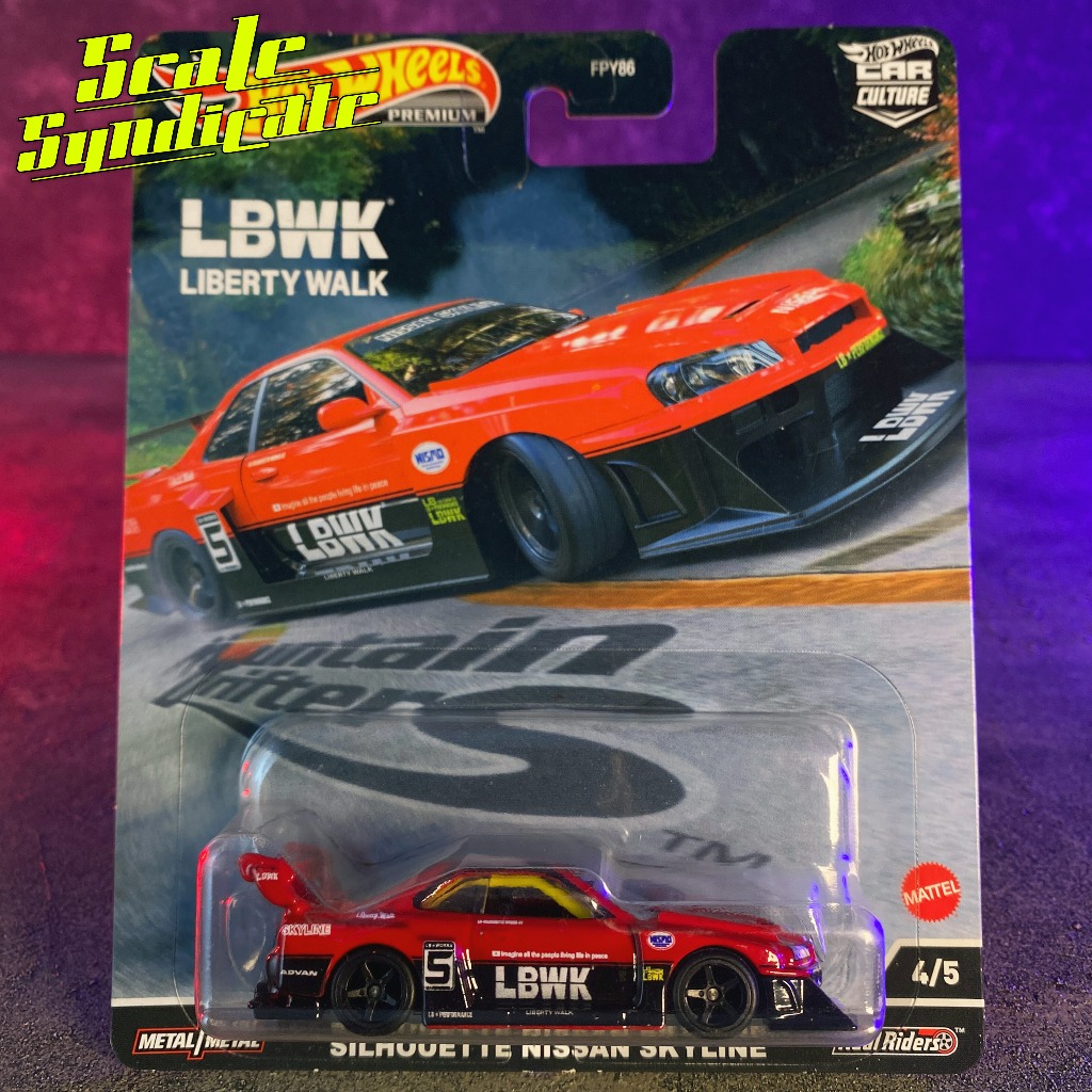 Jual HOT WHEELS LB ER34 Super Silhouette Nissan Skyline Mountain
