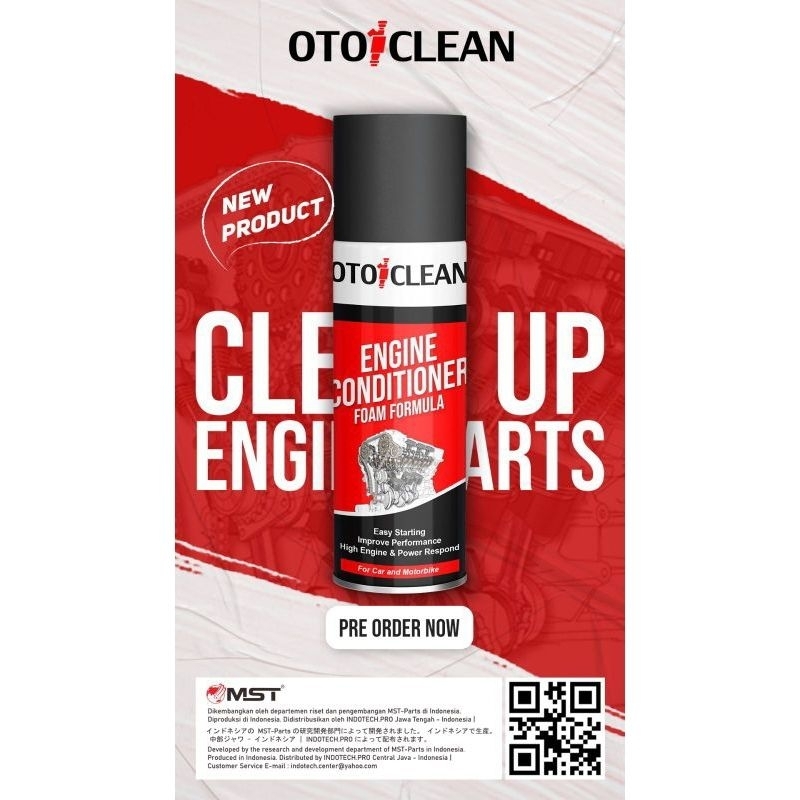 Jual Pembersih MESIN Motor Mobil Engine Conditioner Foam 300ml OTOCLEAN