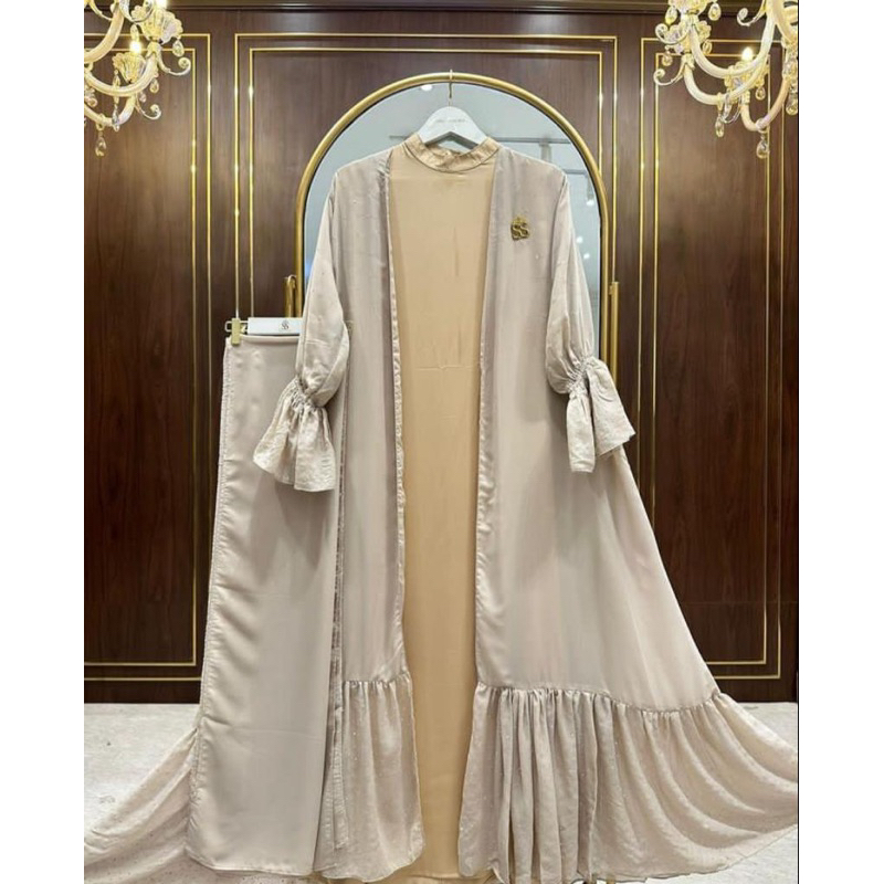 Jual Abaya Nude By Shellasaukia Shopee Indonesia