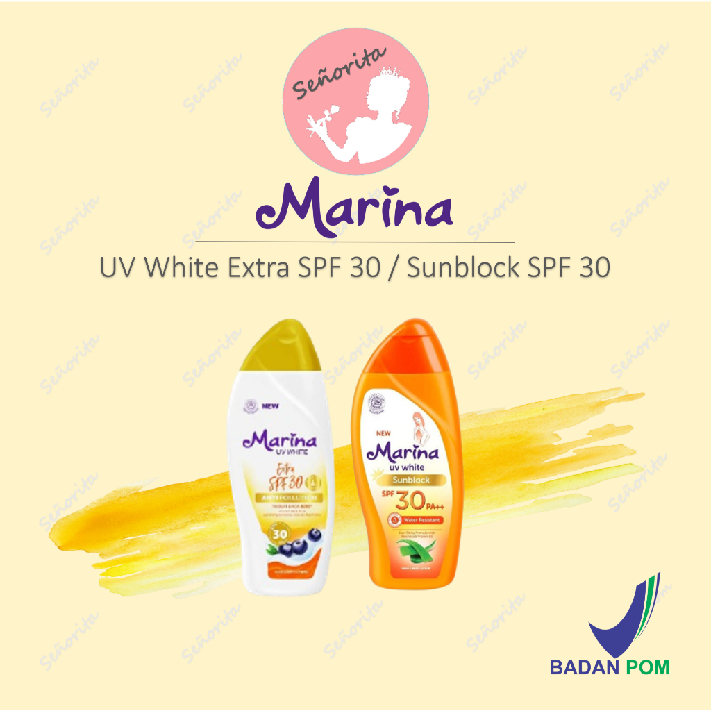 Jual MARINA UV White Extra Sunblock SPF 30 Shopee Indonesia