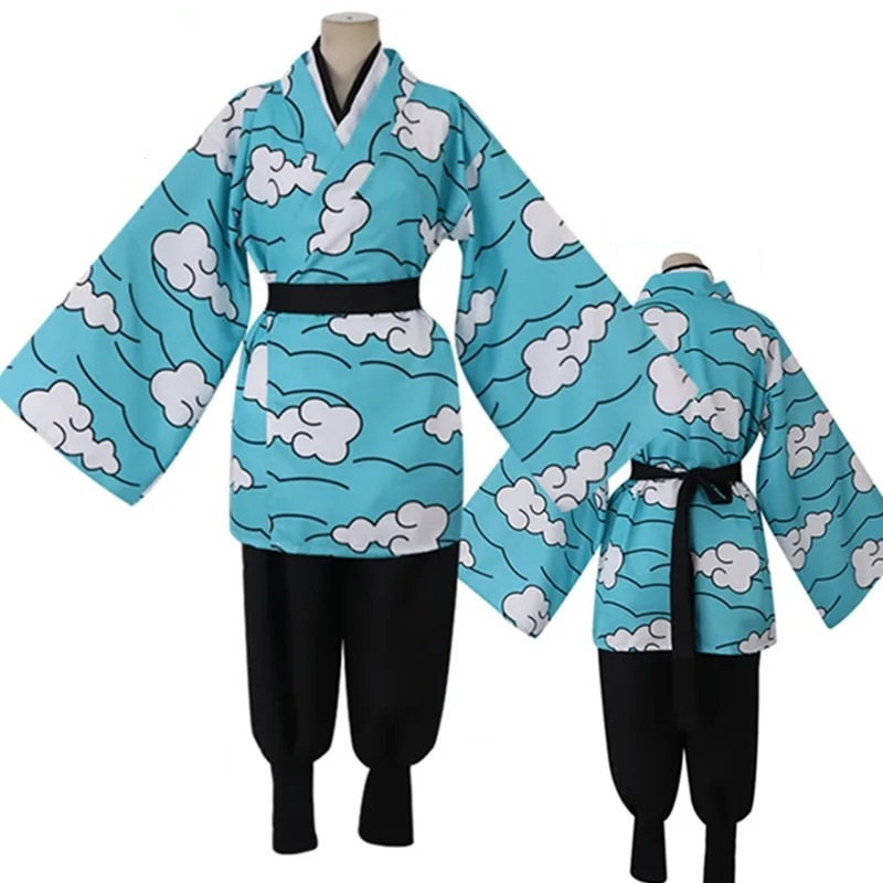 Jual Haori Baju Kimono Cosplay Anime Demon Slayer Kimetsu Urokodaki