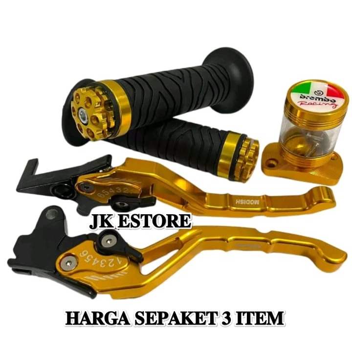 Jual Paket Handle Rem Stelan Handgrip Ulir Jalu Ring Cnc Stempel