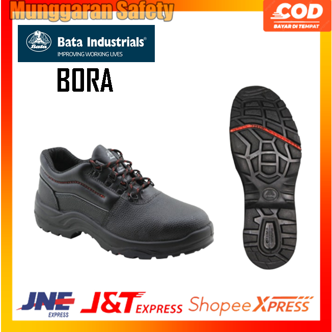 Jual Sepatu Safety Bata Industrial Bora Black Safety Shoes Bata Bora