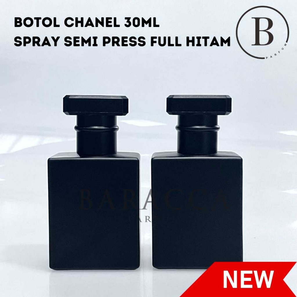 Jual Botol Parfum Chanel Ml Semi Press Full Hitam Botol Parfum