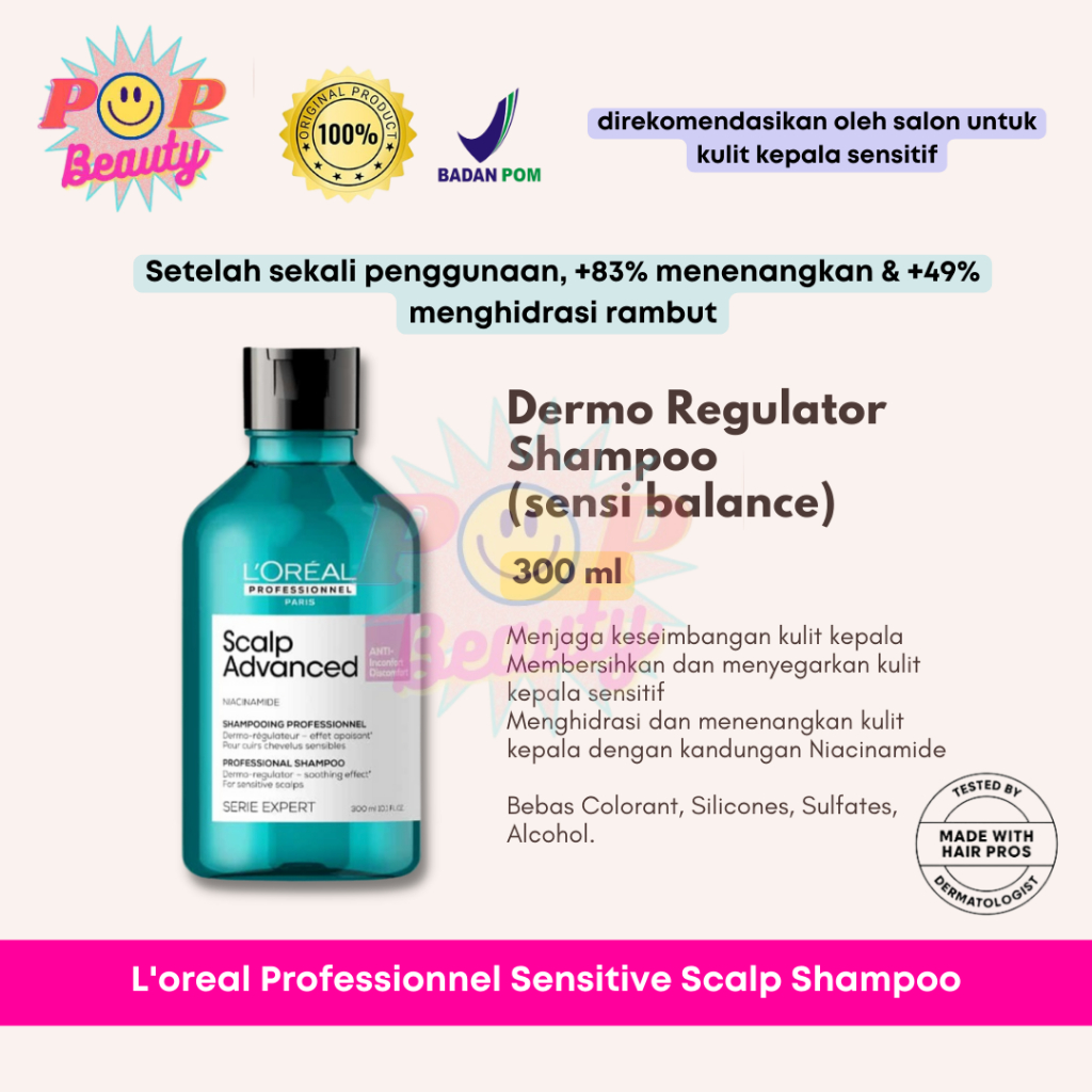 Jual Loreal Serie Expert Sensi Balance Dermo Regulator Shampoo