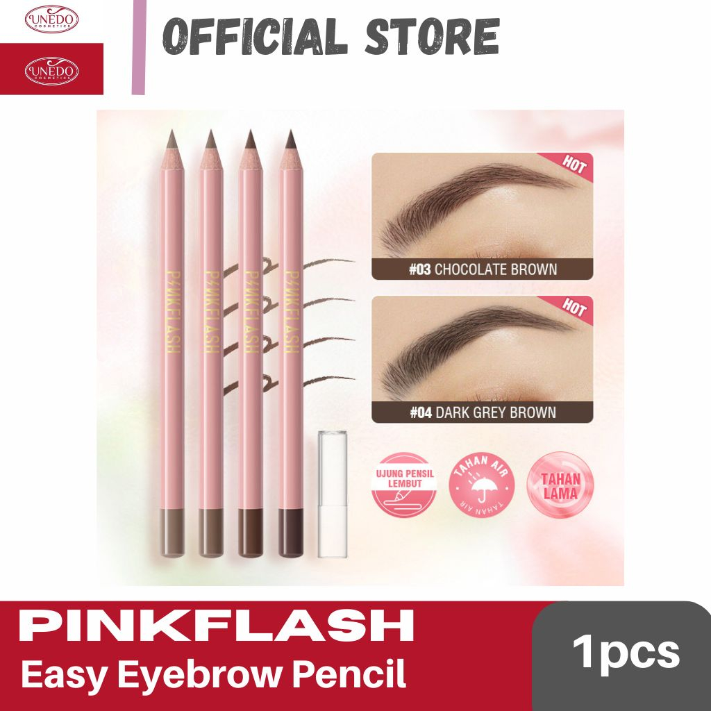 Jual Pinkflash Easy Eyebrow Pencil Pesil Alis Tahan Air Shopee Indonesia