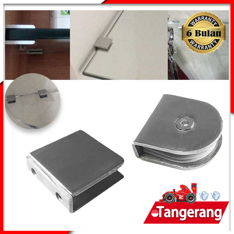 Jual Penjepit Kaca Stainless Glass Clip Untuk Railing Tangga Balkon