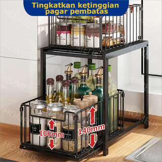 Jual Homeus Rak Dapur Bawah Wastafel Kitchen Rack Rak Kabinet Lemari