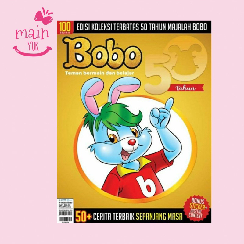 Jual Mainyuk READY STOCK Majalah Bobo Edisi Ulang Tahun Ke 50