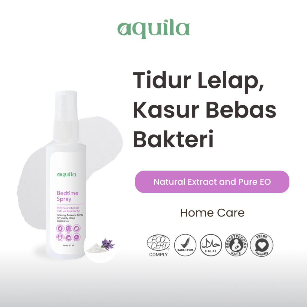 Jual Aquila Bedtime Spray Cegah Dan Atasi Insomnia Tidur Lebih