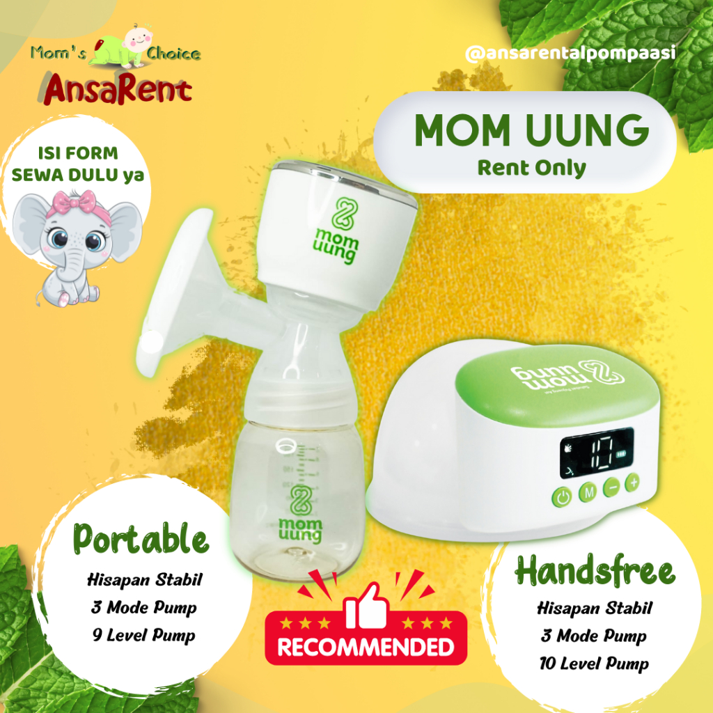 Jual Sewa Mom Uung Handsfree Sewa Pompa Asi Portable Mom Uung Isi Form