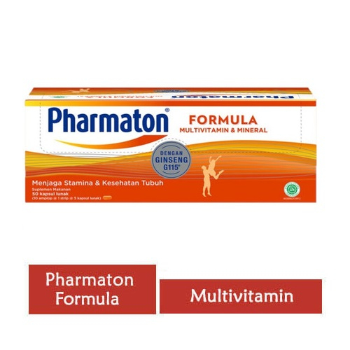 Jual Pharmaton Formula 50 Kapsul Multivitamin Jaga Stamina Dan