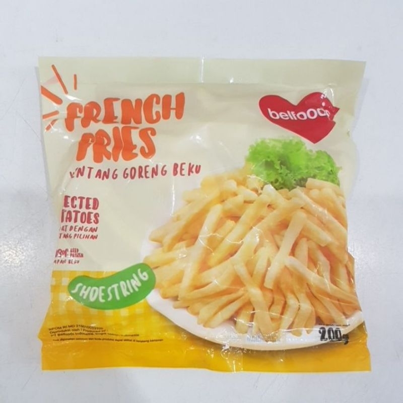 Jual Belfoods Kentang Goreng French Fries Shoestring 200gr Shopee