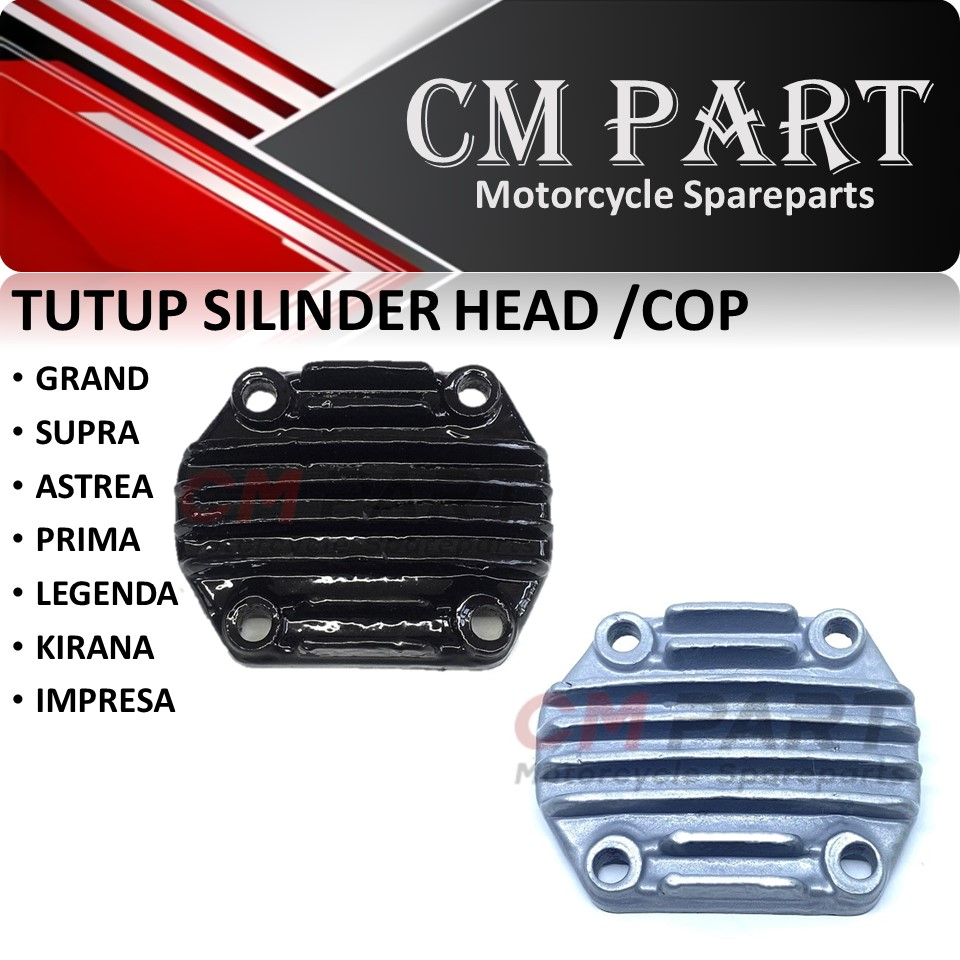 Jual Tutup Silinder Head Cover Cylinder Cop Supra Grand Legenda Prima