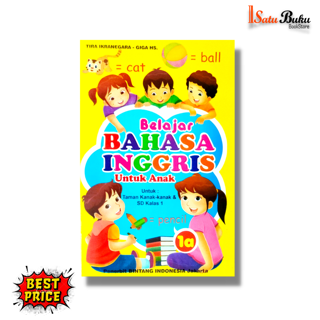 Jual Buku Belajar Bahasa Inggris Jilid 1A Untuk TK Dan SD Shopee