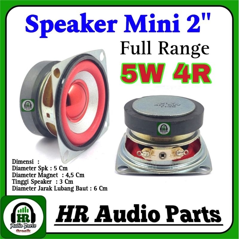 Jual Speaker Inch W R Mm Magnet Besar For Miniatur Amplifier