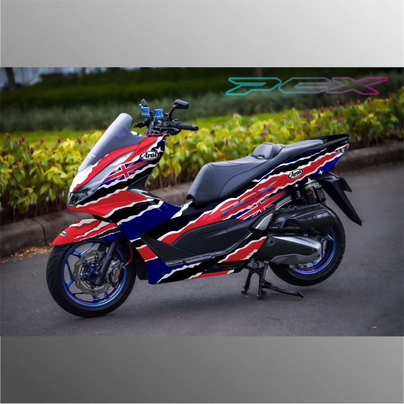 Jual Stiker Decal Variasi Motor Honda Pcx Full Body Striping