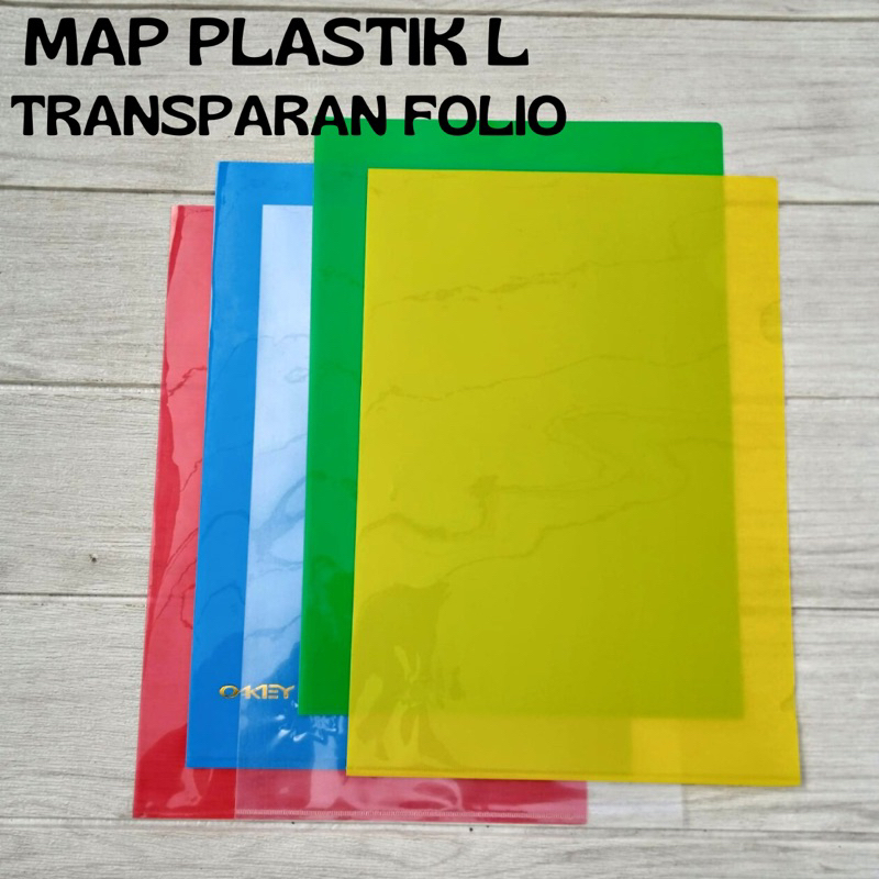 Jual MAP L BENING DAN WARNA 1 PACK ISI 12 PCS Clear Sleeves F4 FOLIO