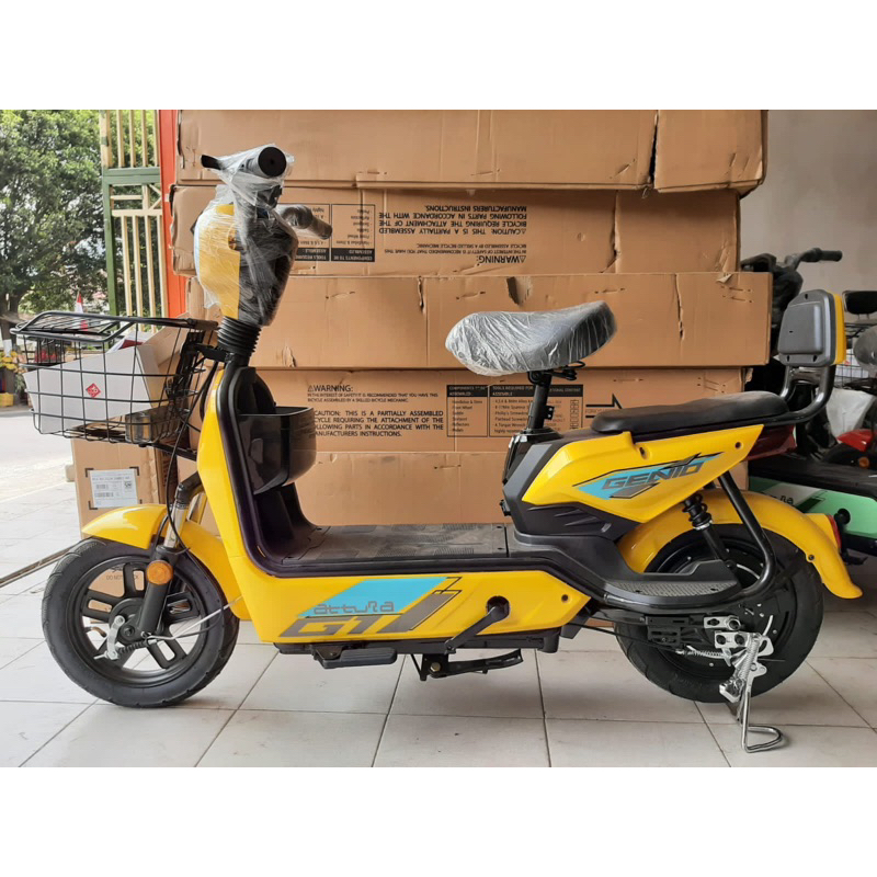 Jual SEPEDA LISTRIK MOPED LISTRIK GENIO ATTURA G1 Battery 48V 12Ah