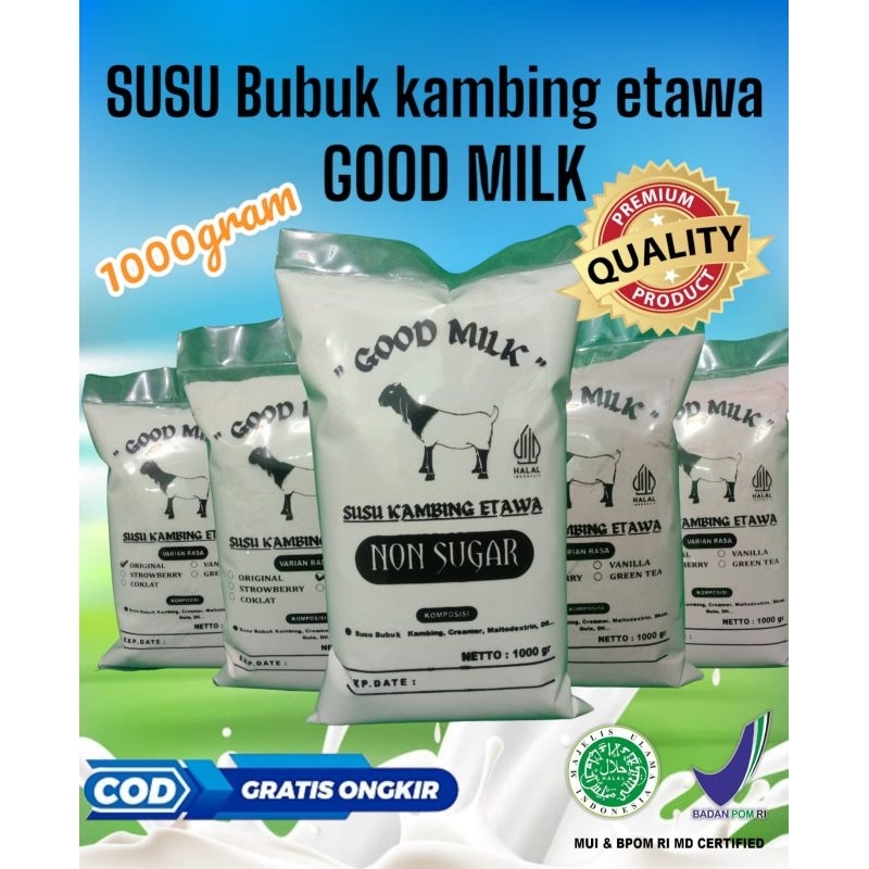 Jual Susu Kambing Etawa Bubuk Varian Non Sugar Tanpa Gula Shopee