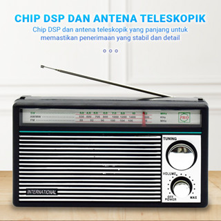 Jual Radio Ac Dc Portable International Band Fm Am Antik