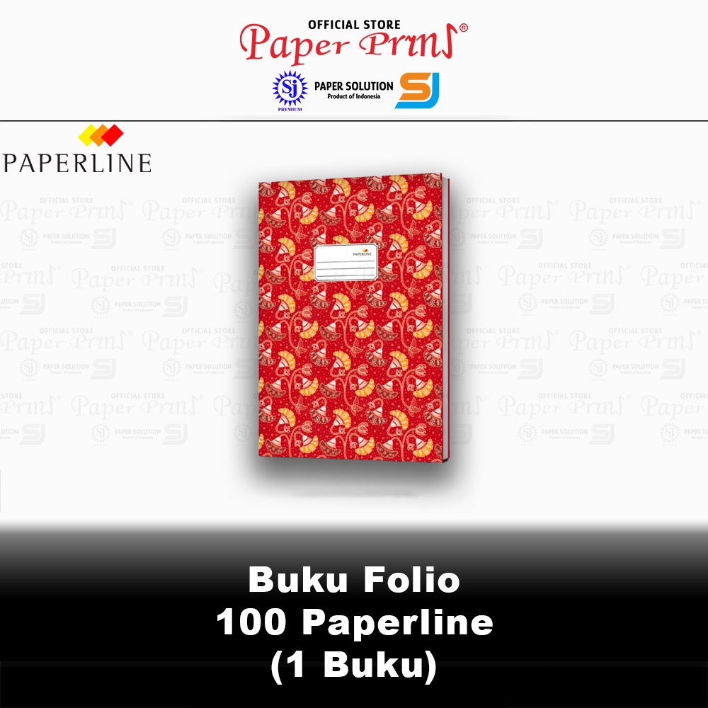 Jual Buku Folio Hardcover Paperline 100 Lembar Shopee Indonesia