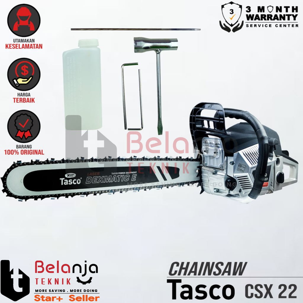 Jual TASCO Mesin Gergaji Kayu Chain Saw CSX 22 Chainsaw CSX22 22 Inch