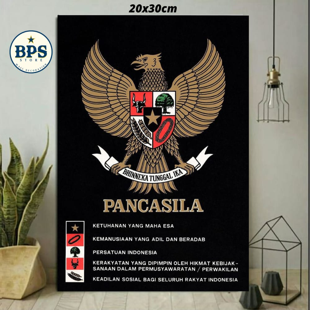 Jual Hiasan Dinding Poster Kayu Garuda Poster Garuda Pancasila