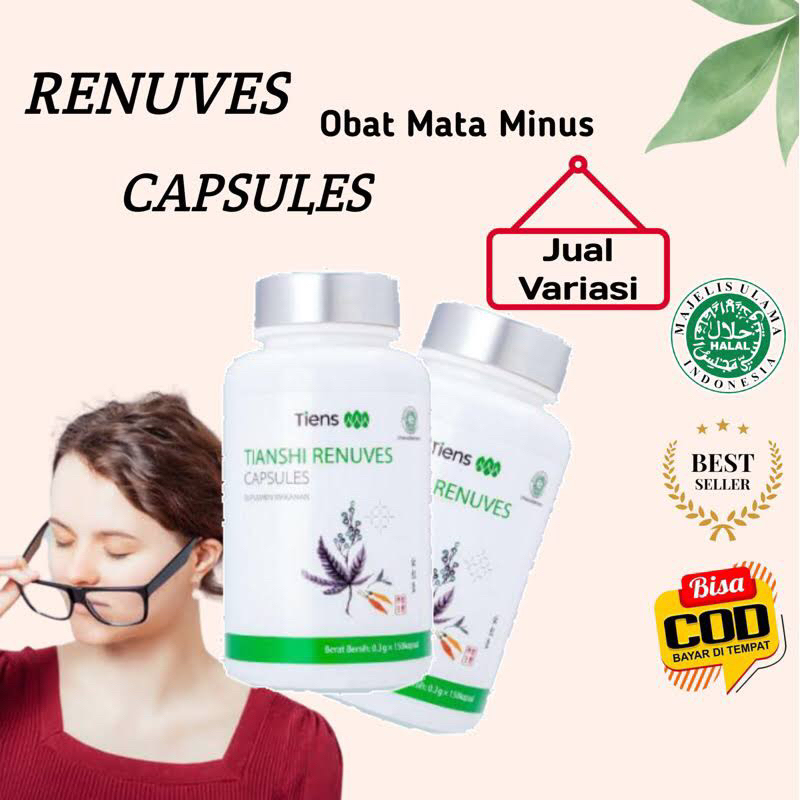 Jual Tiens Renuves Kapsul Obat Herbal Mata Rabun Jauh Dekat Minus