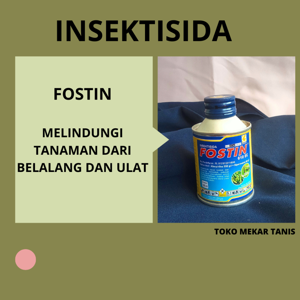 Jual Fostin Insektisida Cair Ec Ml Basmi Serangga Pada Tanaman