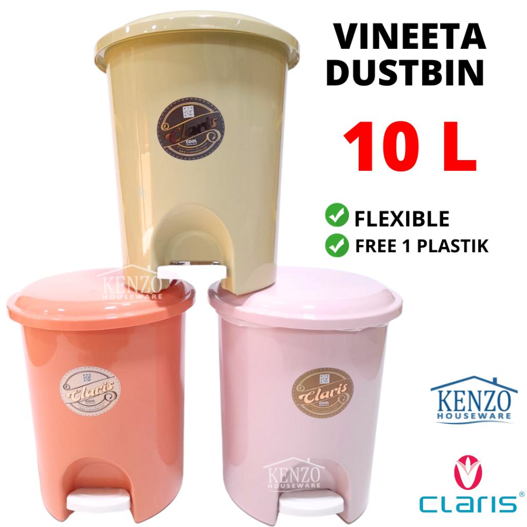 Jual Tempat Tong Sampah Injak Liter Plastik Kecil Dustbin L