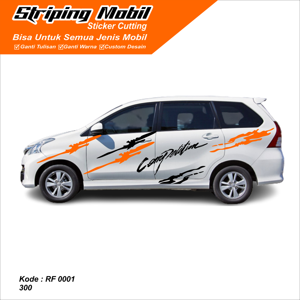 Jual Striping Cutting Sticker Mobil Avanza Xenia Sigra Calya