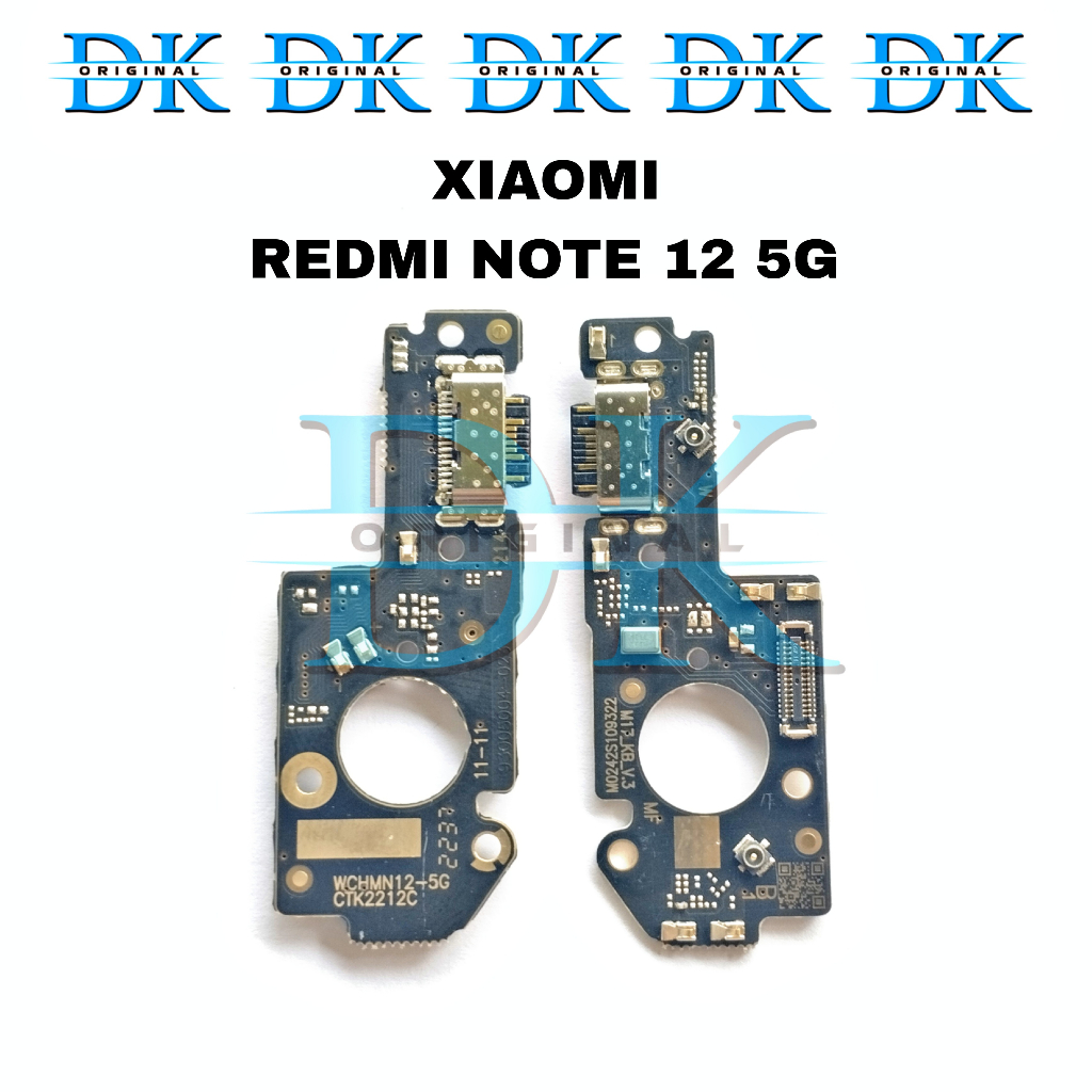 Jual Konektor Charger Xiaomi Redmi Note 12 5G USB Papan Cas Mic Pcb