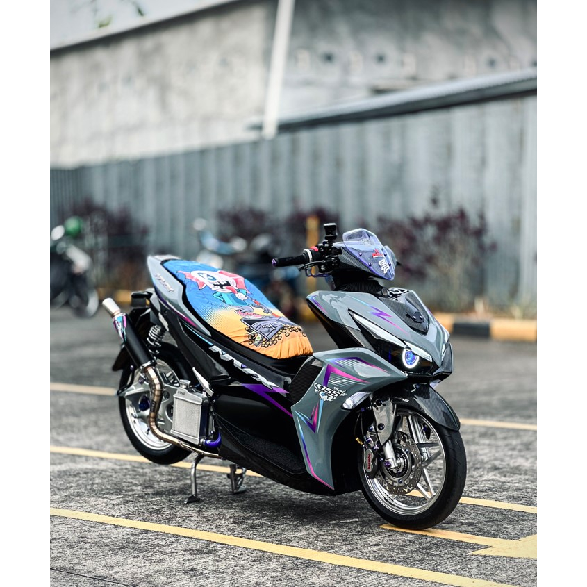 Jual Striping Sticker All New Aerox Connected Nvx Rainbow Fog