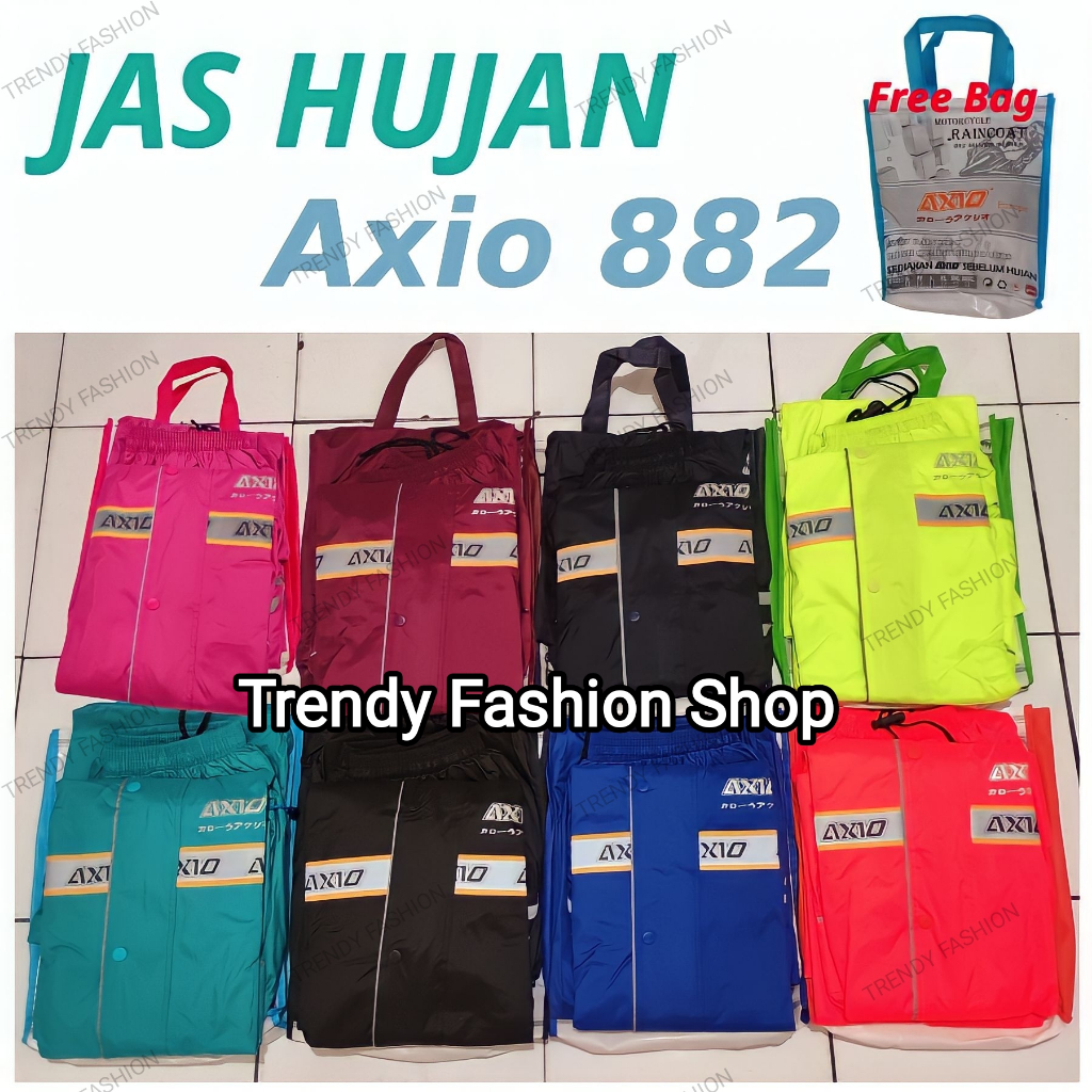 Jual HARGA GROSIR Jas Hujan Axio Original Setelan Jaket Celana Mantel