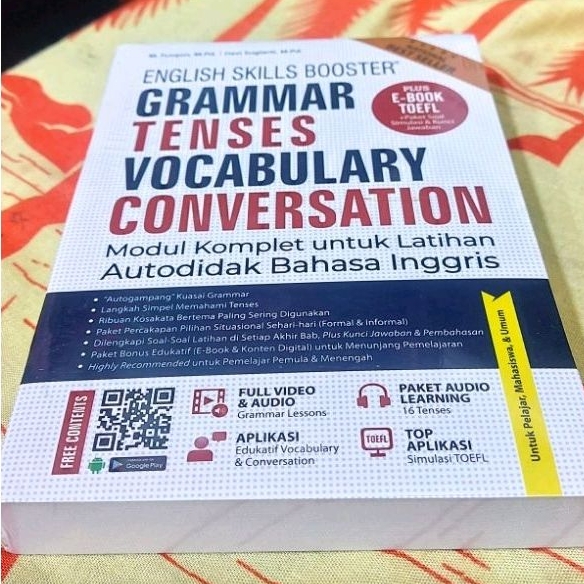 Jual Buku English Skills Booster Grammar Tenses Vocabulary Conversation