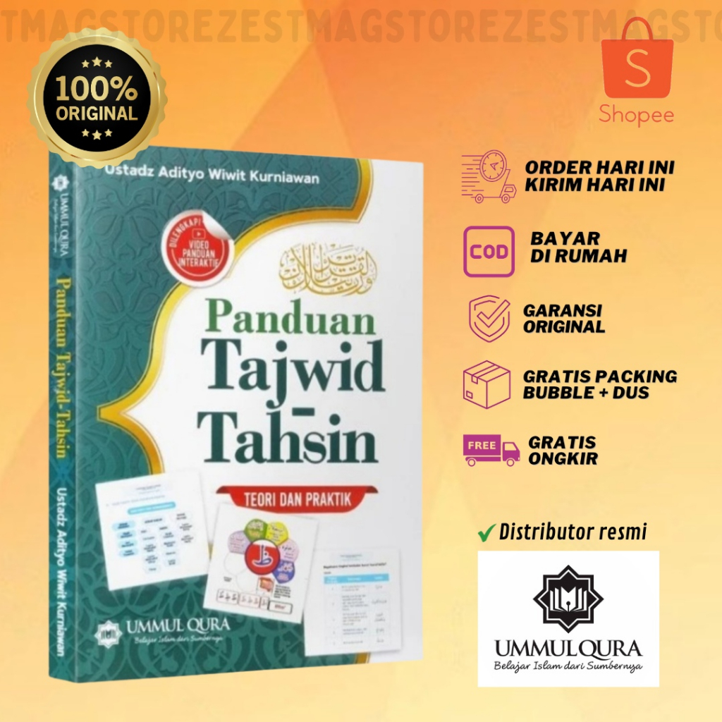 Jual Buku Panduan Tajwid Tahsin Teori Praktik Shopee Indonesia