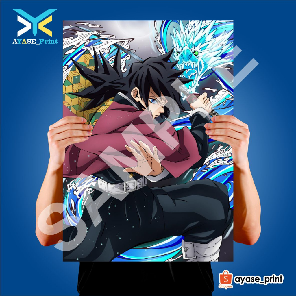 Jual Poster Anime Demon Slayer Hiasan Dinding Anime Kimetsu No Yaiba